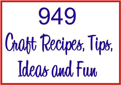 Product picture 949 Craft Recipes,Tips, Ideas & Fun Things To Do With Kids