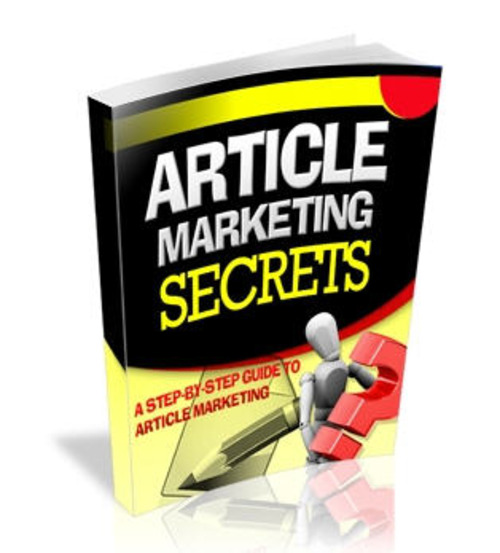 Product picture Article Marketing Secrets - PDF ebook 