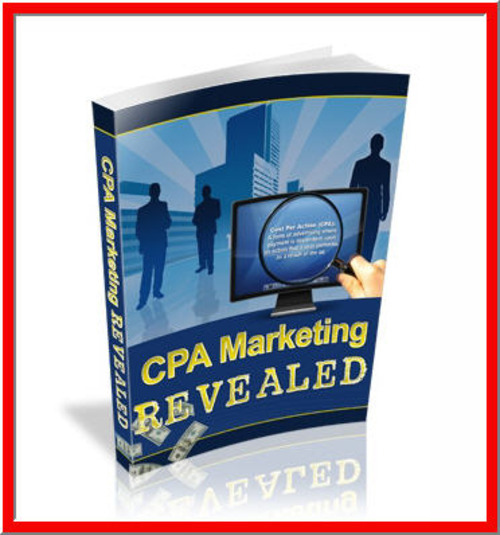 Product picture CPA Marketing Revealed - eBook
