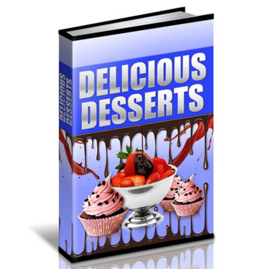 Product picture Delicious Desserts CookBook - 453 Pages eBook